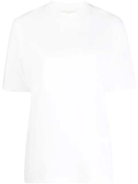 Tibi playera con cuello redondo