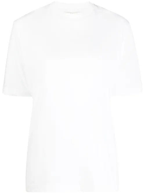 T-shirt en coton à col rond - Tibi - Modalova