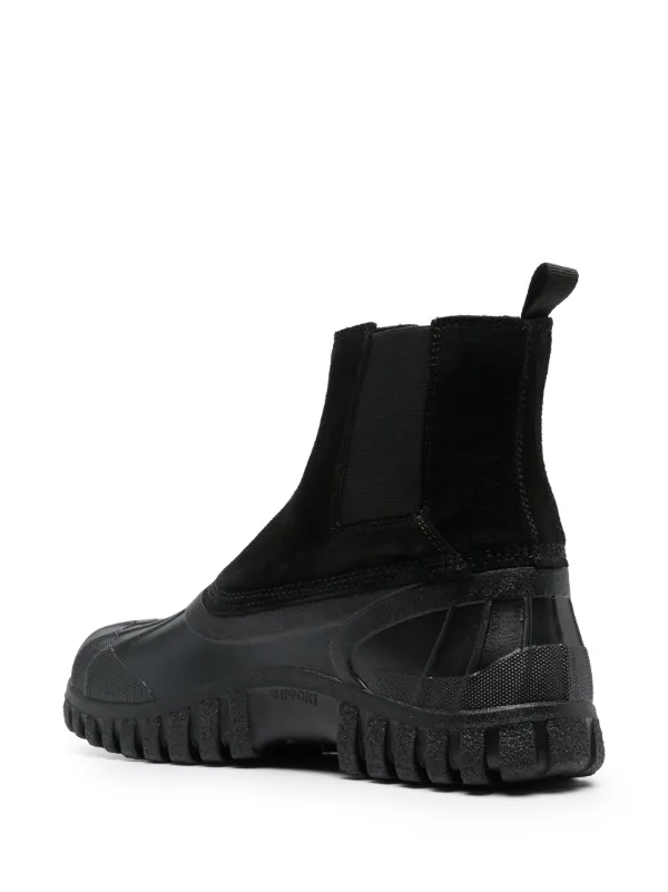 Diemme suede-panelled Ankle Boots | Black | FARFETCH display picture 2