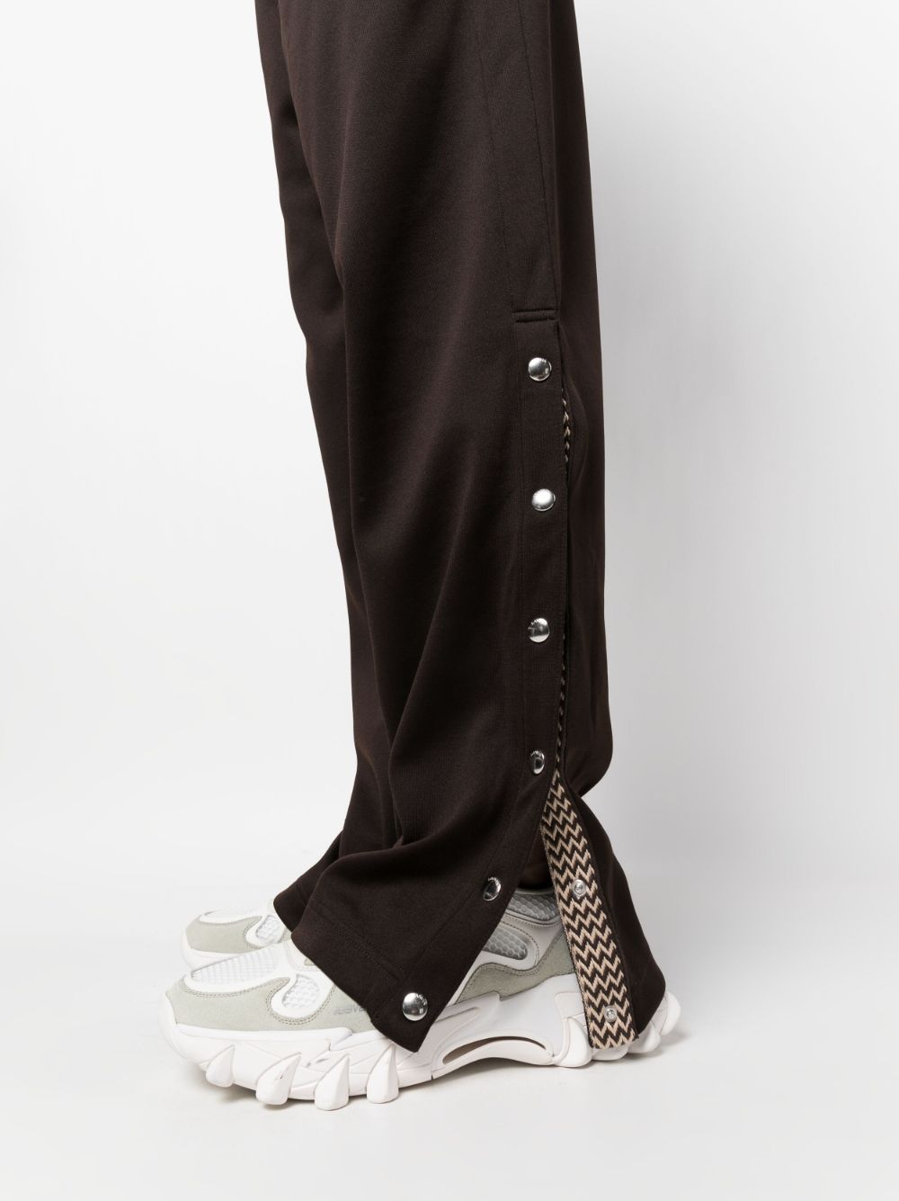 Lanvin Curb-detail buttoned track pants Men