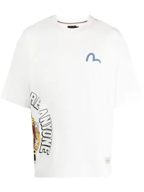 EVISU - graphic-print cotton T-shirt