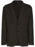 Dolce & Gabbana Prince of Wales check pattern blazer - Black
