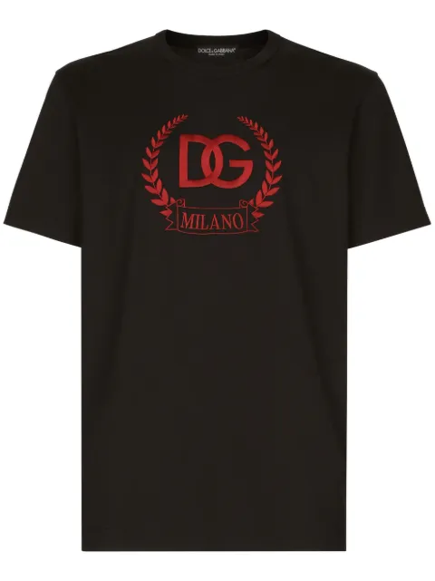 Dolce & Gabbana playera con logo bordado