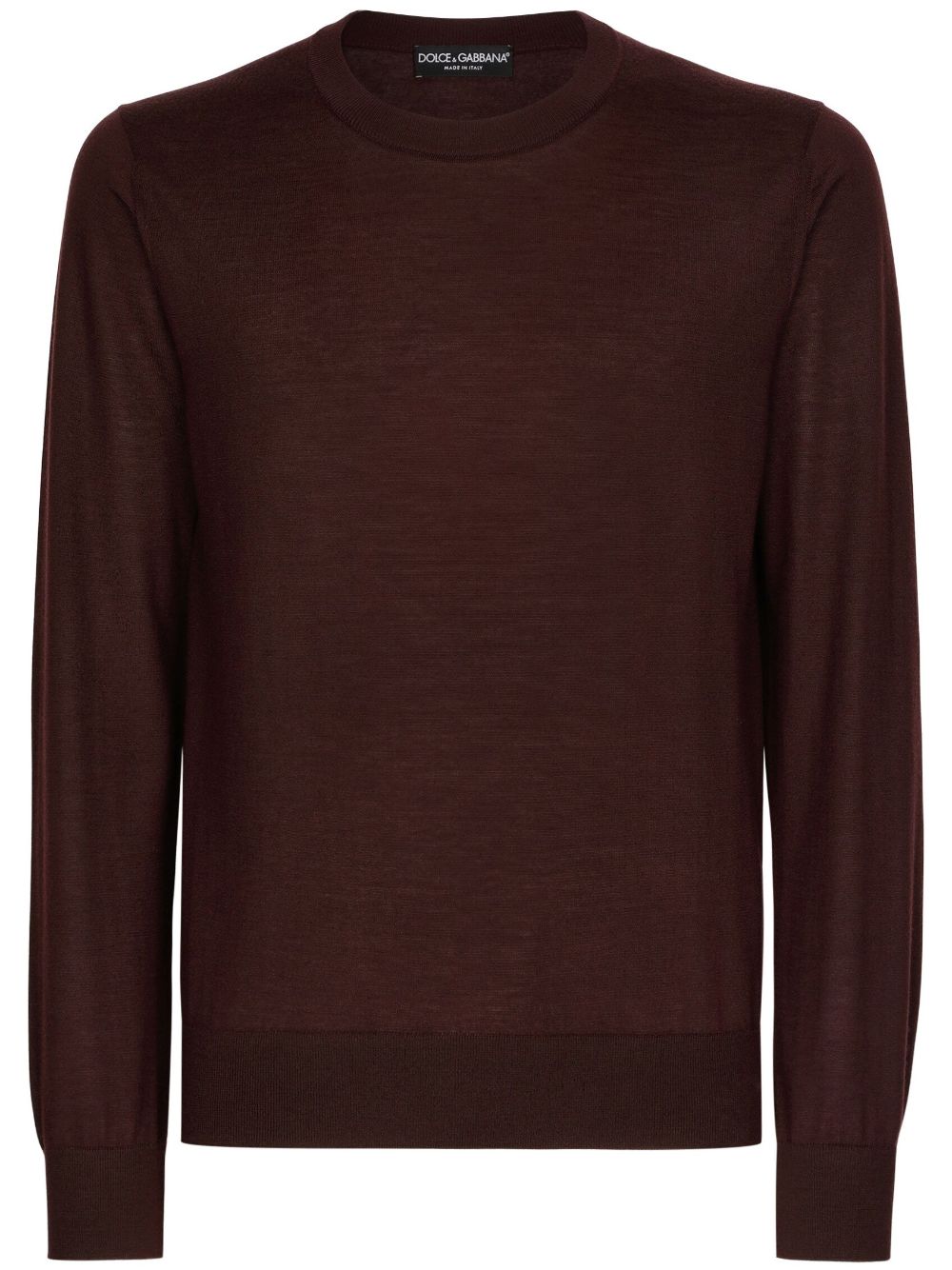 crew-neck cashmere jumper