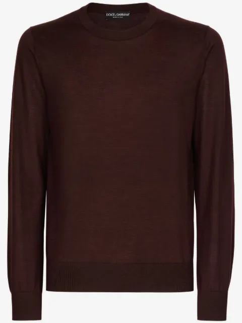 Dolce & Gabbana round-neck cashmere sweater
