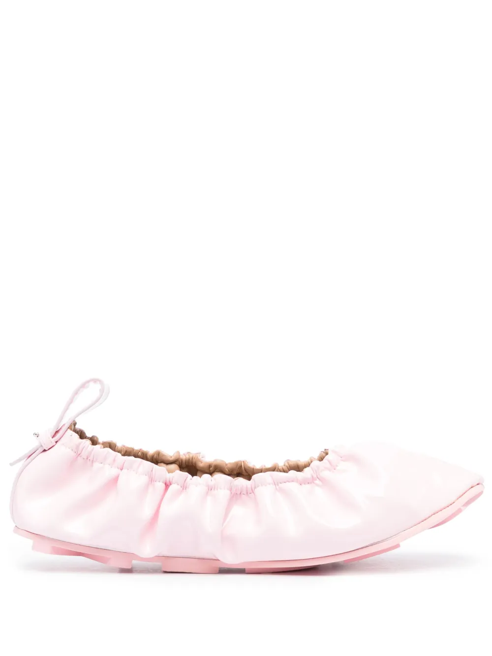 Medea Patent Leather Ballerina Shoes In Pink