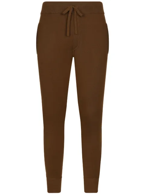 Dolce & Gabbana virgin wool-silk tapered trousers