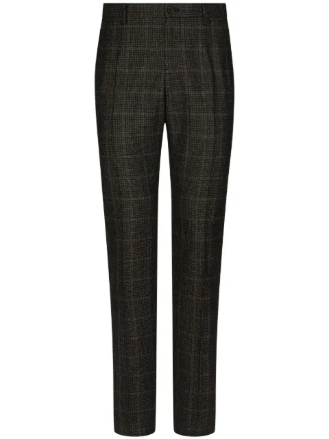 Dolce & Gabbana plaid-check tailored trousers 
