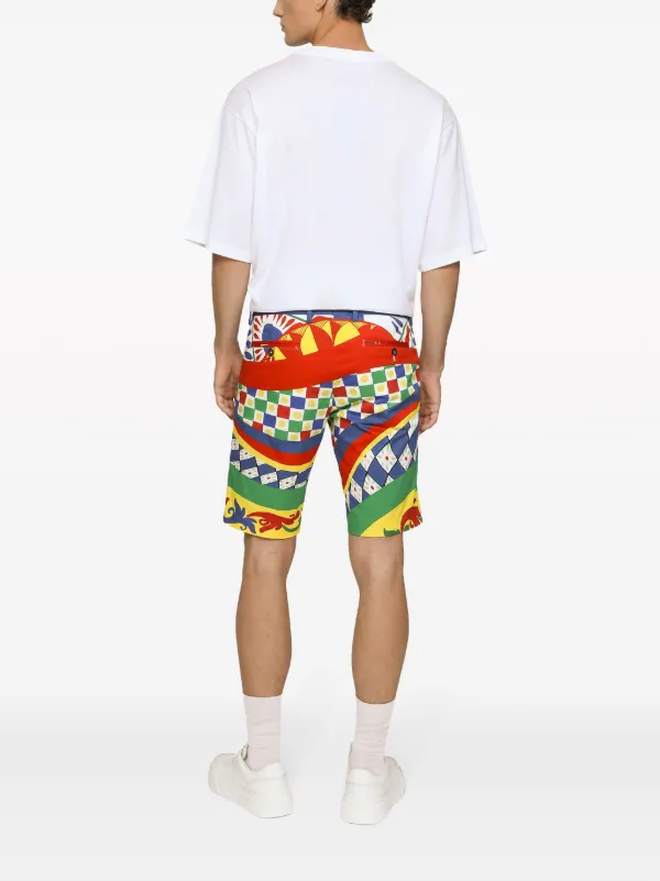 【DOLCE&GABBANA】Carretto コットンショートパンツ 16531706_32971806_1000.jpg
