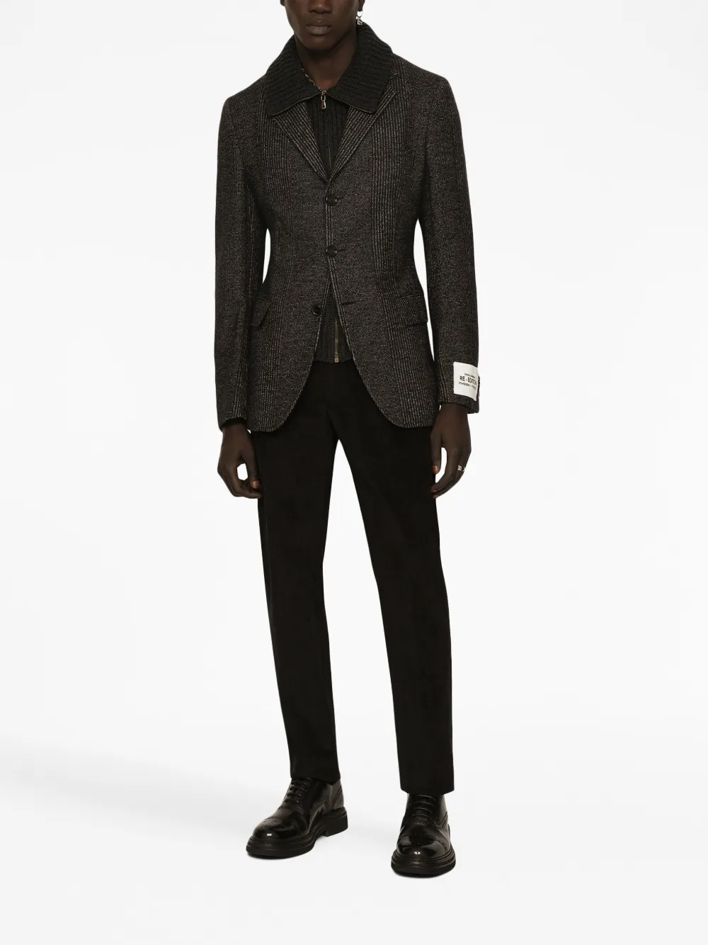 corduroy tailored trousers