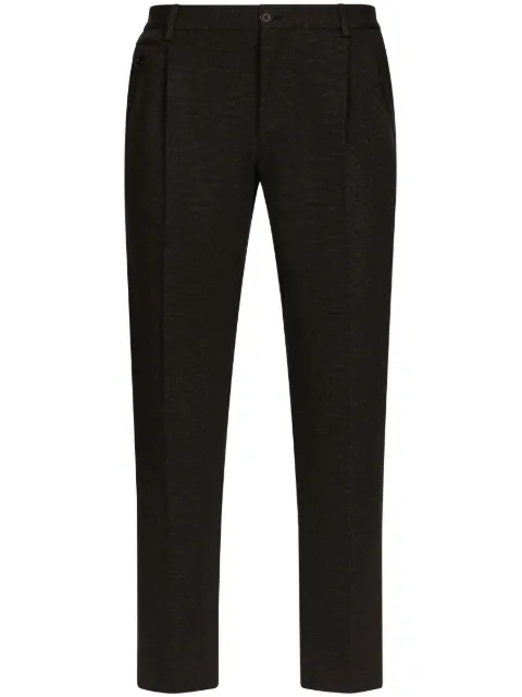 Dolce & Gabbana pressed-crease tailored trousers