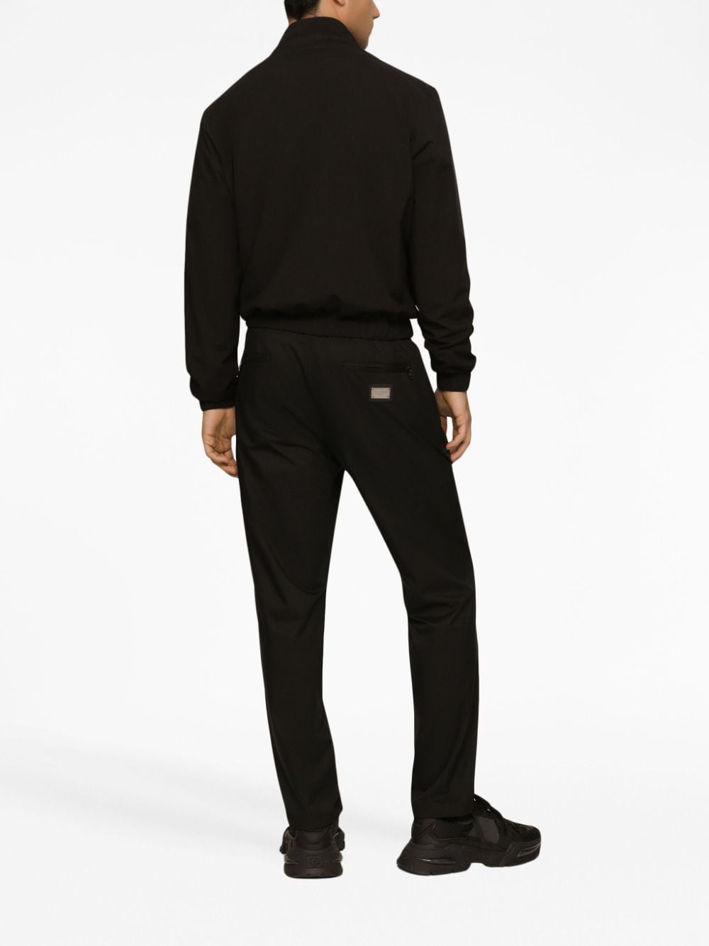 Shop Dolce & Gabbana Logo-plaque Track Pants In Black