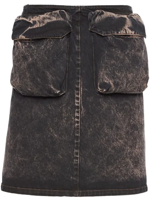 Miu Miu cargo-pocket denim skirt