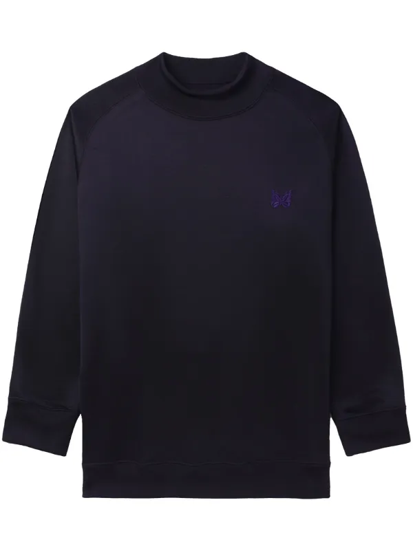 Needles embroidered-logo crew-neck Sweatshirt - Farfetch