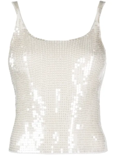 Alexander Wang sequinned tank top