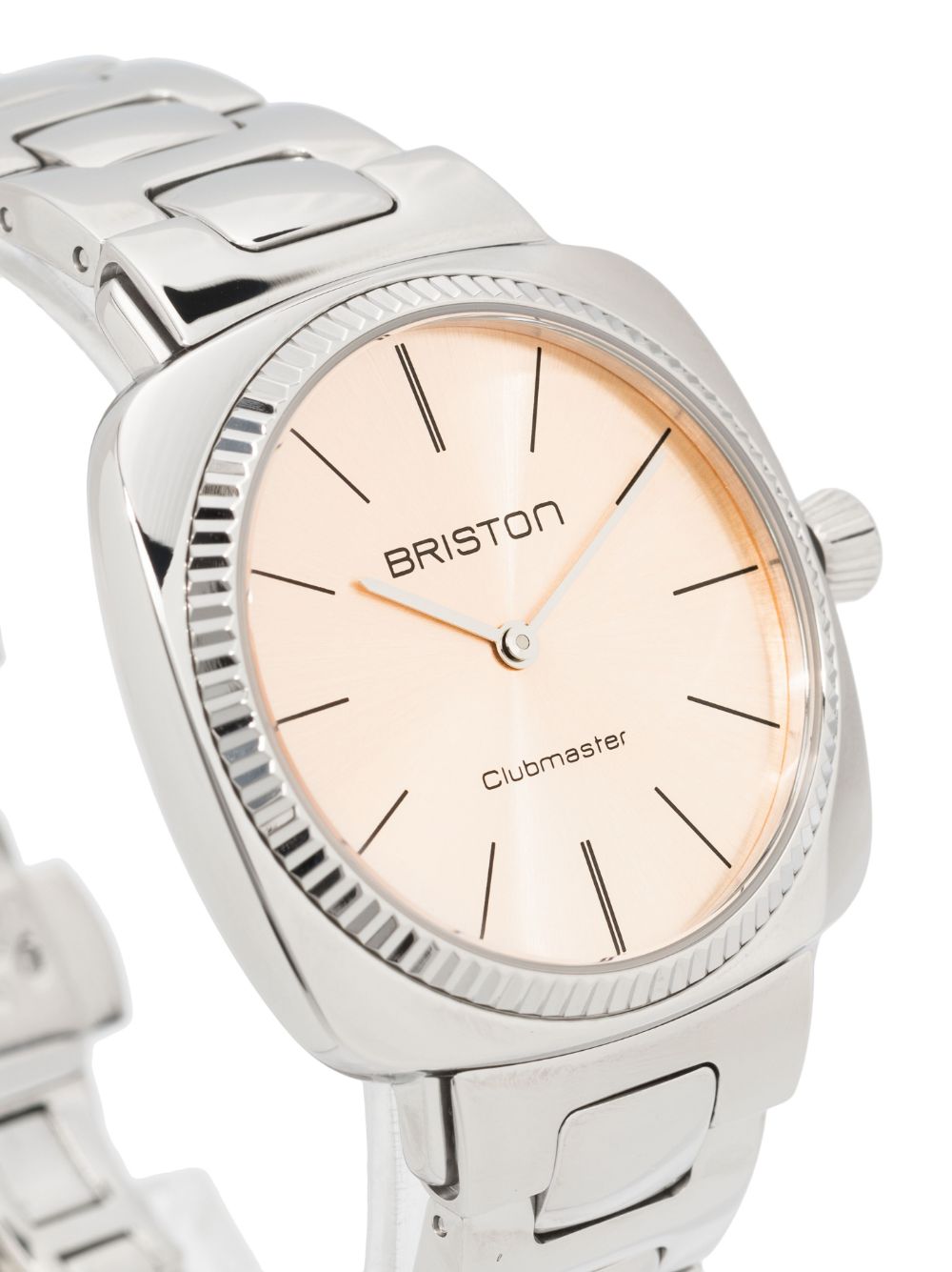 Shop Briston Watches Clubmaster Elegant 37mm In Neutrals