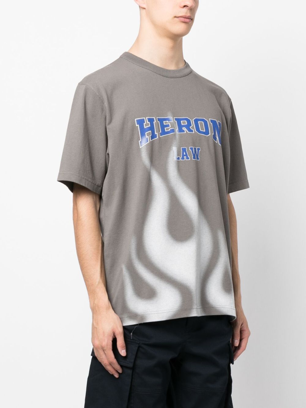 Heron Preston Law Flames crew-neck T-shirt - Farfetch