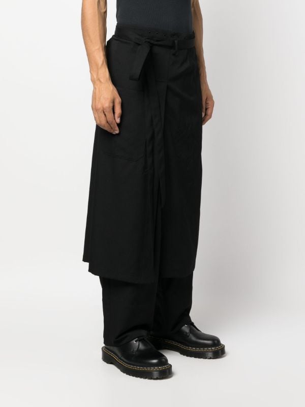 Yohji Yamamoto logo-waist cut-out Leggings - Farfetch