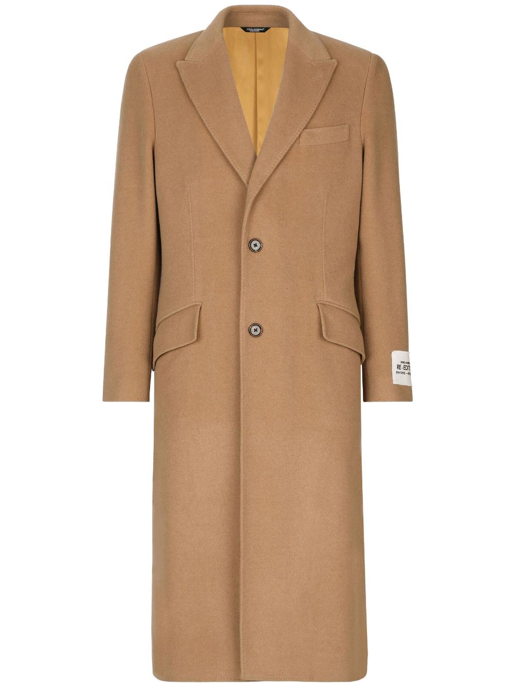 Dolce & Gabbana Re-Edition single-breasted coat Men