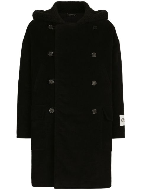 Dolce & Gabbana double-breasted cotton coat Men