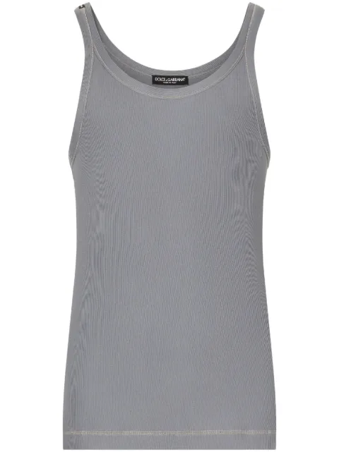 Dolce & Gabbana scoop-neck cotton tank top