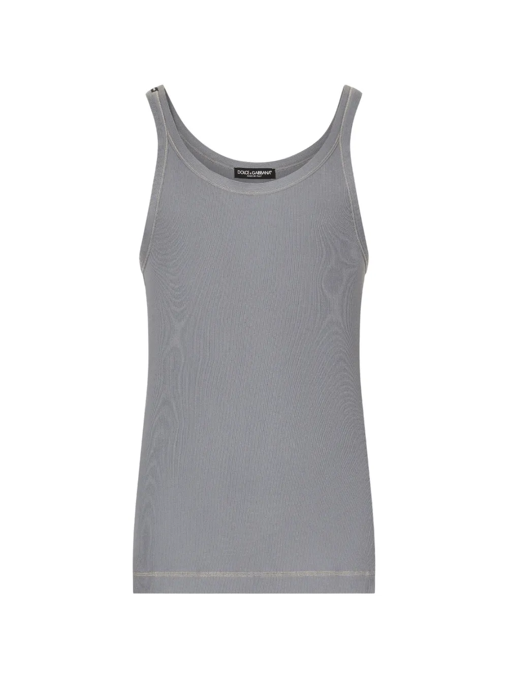 Dolce & Gabbana Cotton Tank Top | Grey | FARFETCH