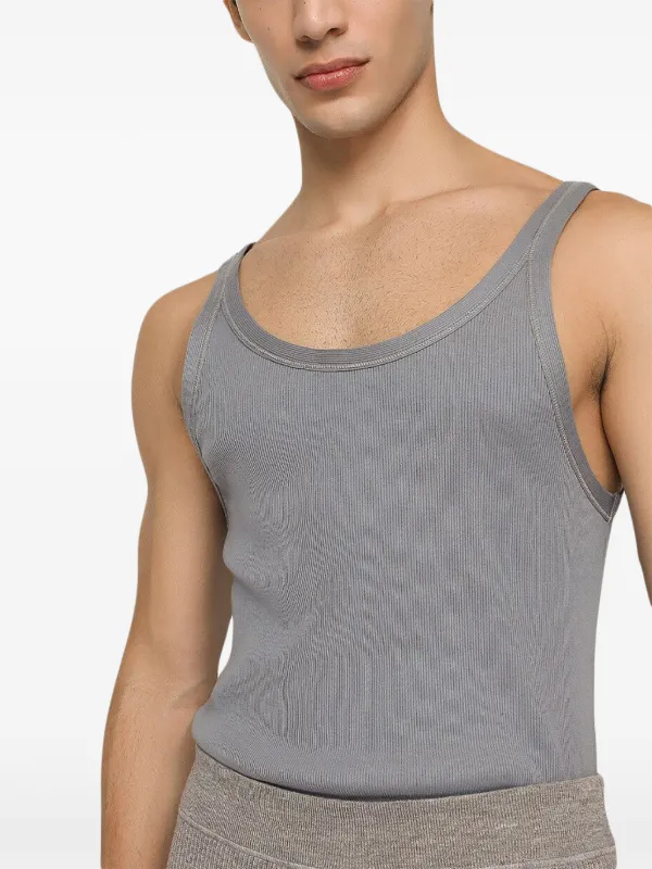 Dolce & Gabbana Cotton Tank Top | Grey | FARFETCH