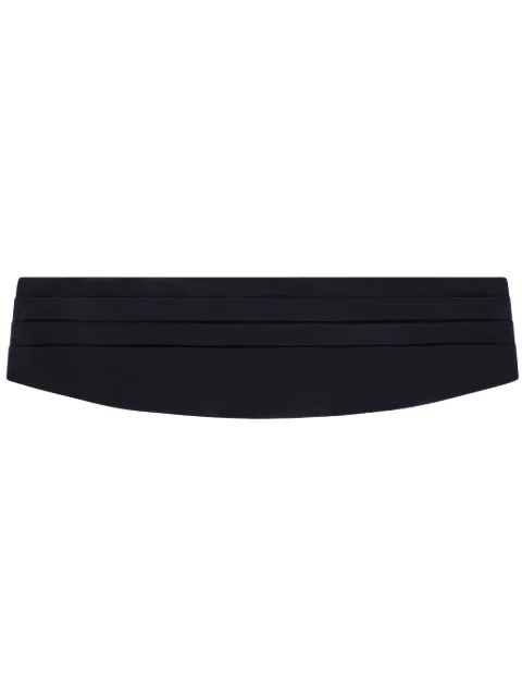Dolce & Gabbana fajín de seda plisado