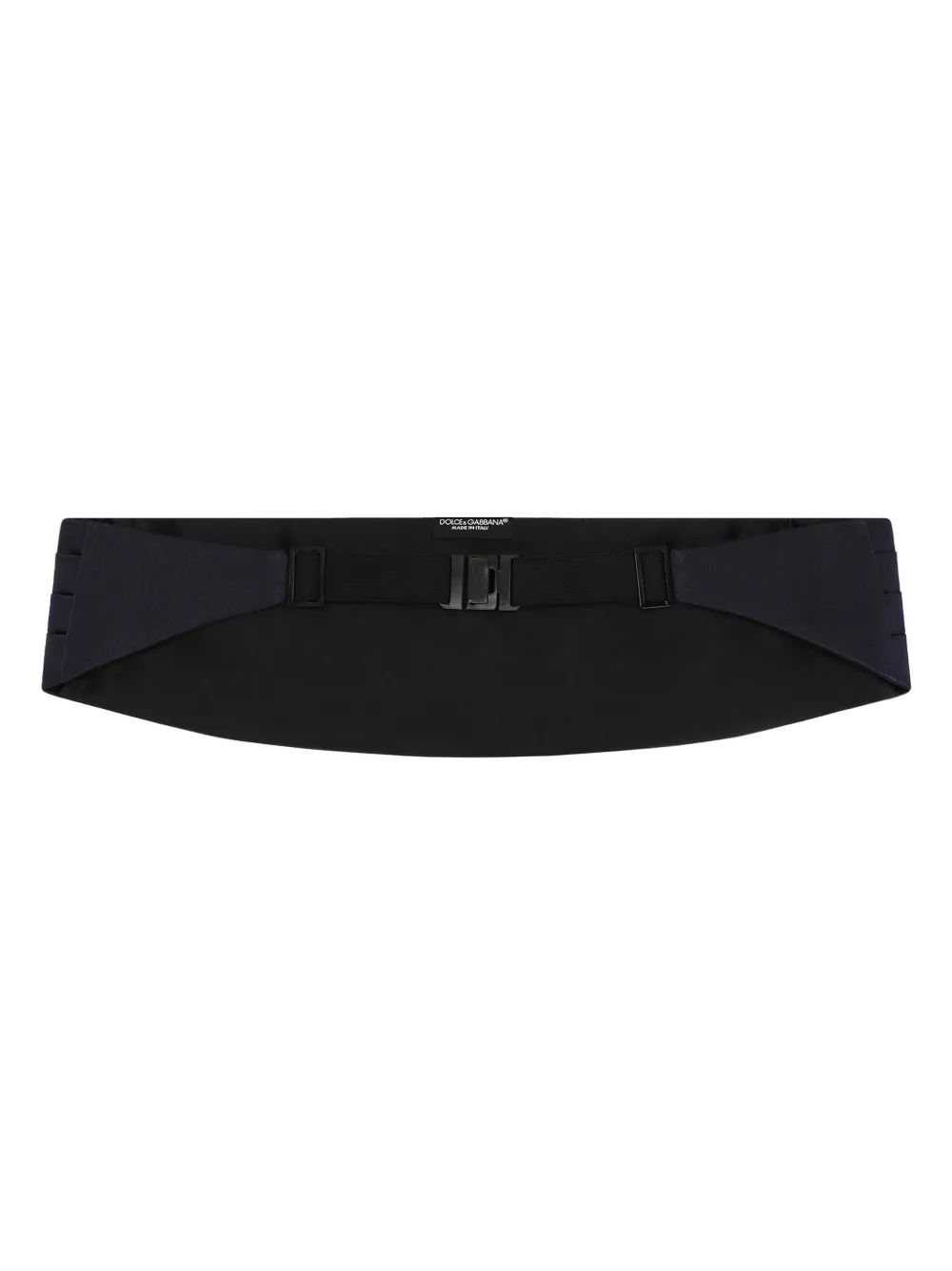 dolce&gabbana Dolce & Gabbana Geplooide cummerbund - Zwart