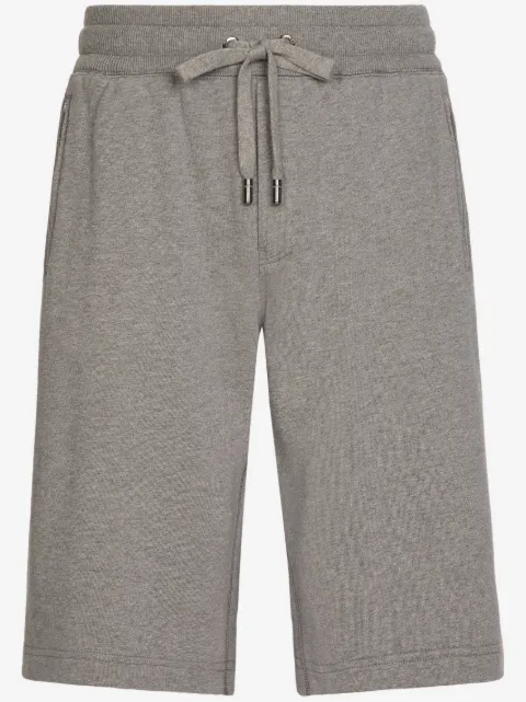 Dolce & Gabbana logo-tag track shorts