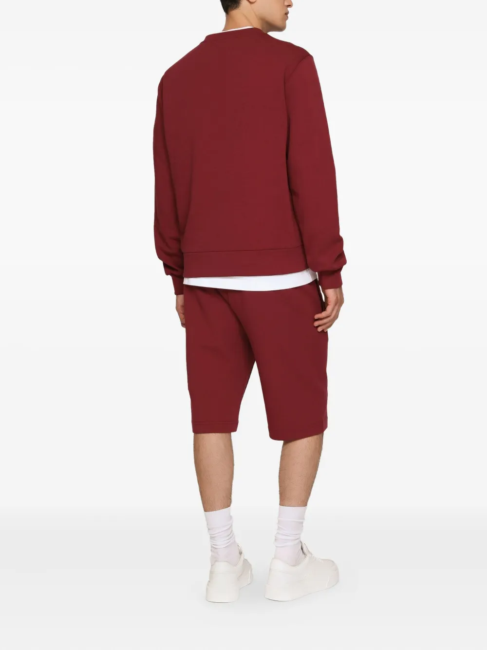 Dolce & Gabbana Shorts met geborduurd logo Rood