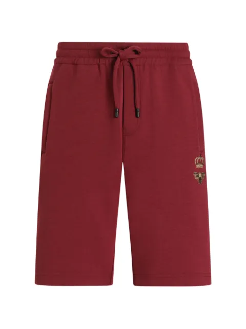 Dolce & Gabbana motif-embroidery shorts