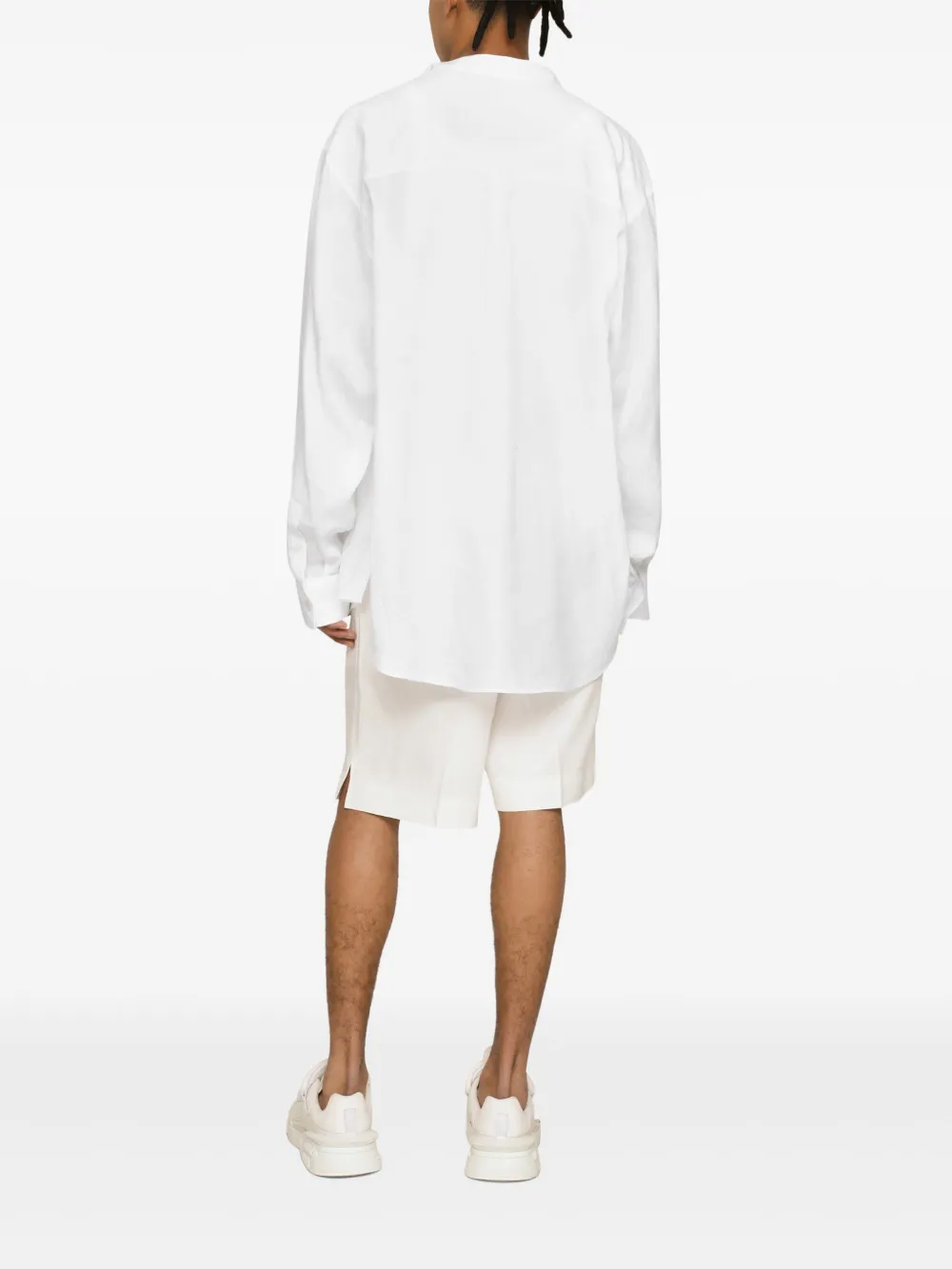 Dolce & Gabbana Linnen bermuda shorts Wit