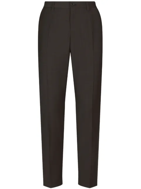 Dolce & Gabbana DG Essentials logo-embroidered trousers