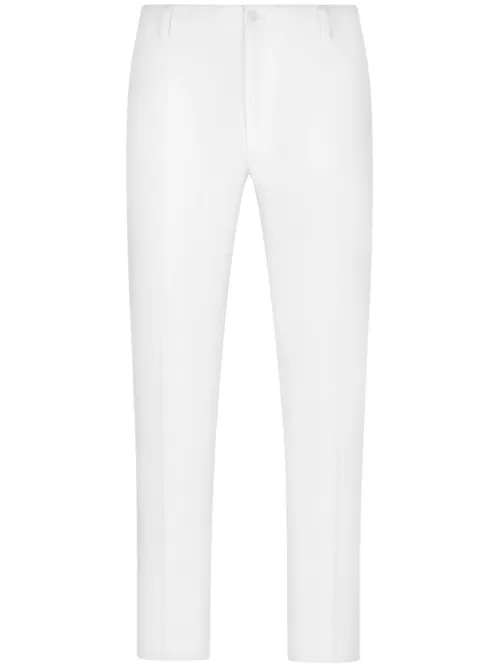 Pantalon de costume à logo brodé - Dolce & Gabbana - Modalova