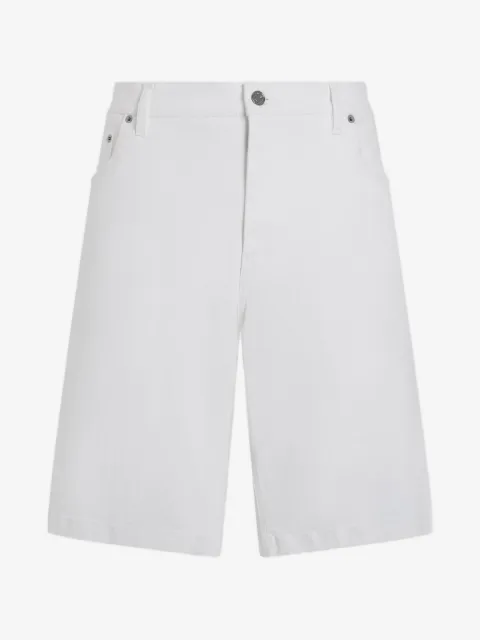 Dolce & Gabbana logo-plaque denim shorts