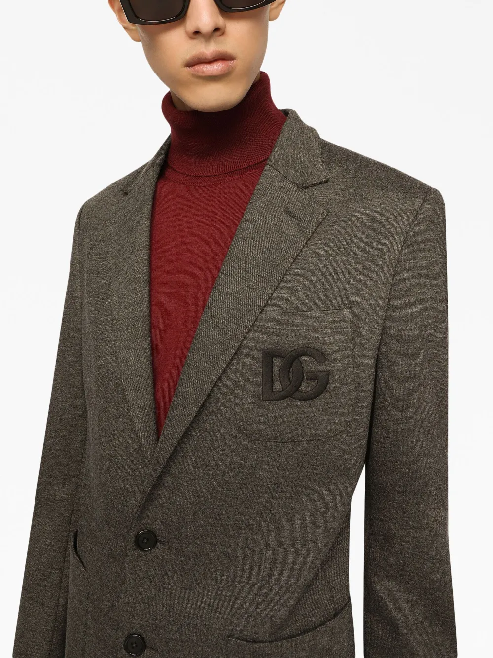 DG Essentials roll-neck wool jumper