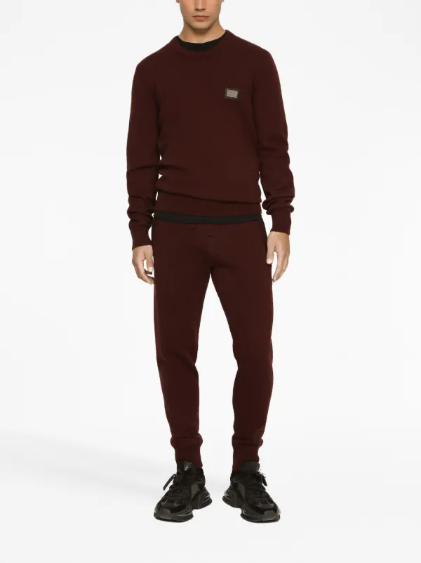 Dolce & Gabbana ロゴプレート セーター | レッド | FARFETCH JP