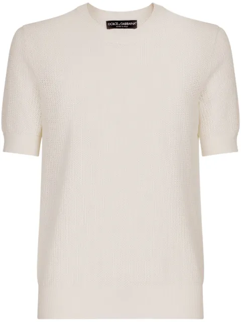 Dolce & Gabbana playera tejida manga corta
