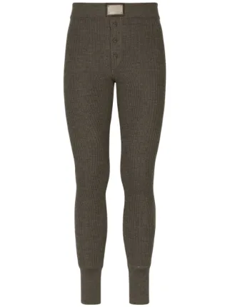 Dolce & Gabbana ロゴ リブニット パンツ | グレー | FARFETCH JP