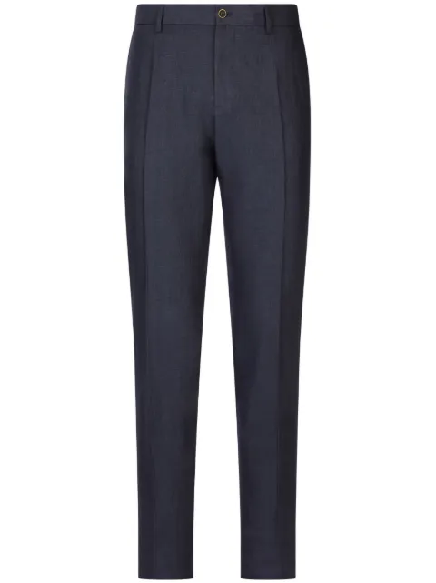 Dolce & Gabbana linen tailored trousers