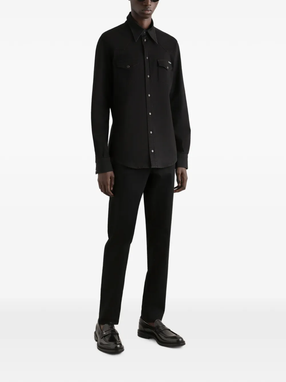 Dolce & Gabbana Slim-fit jeans - Zwart