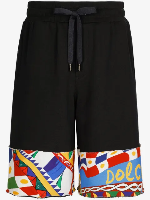 Dolce & Gabbana abstract-pattern bermuda shorts