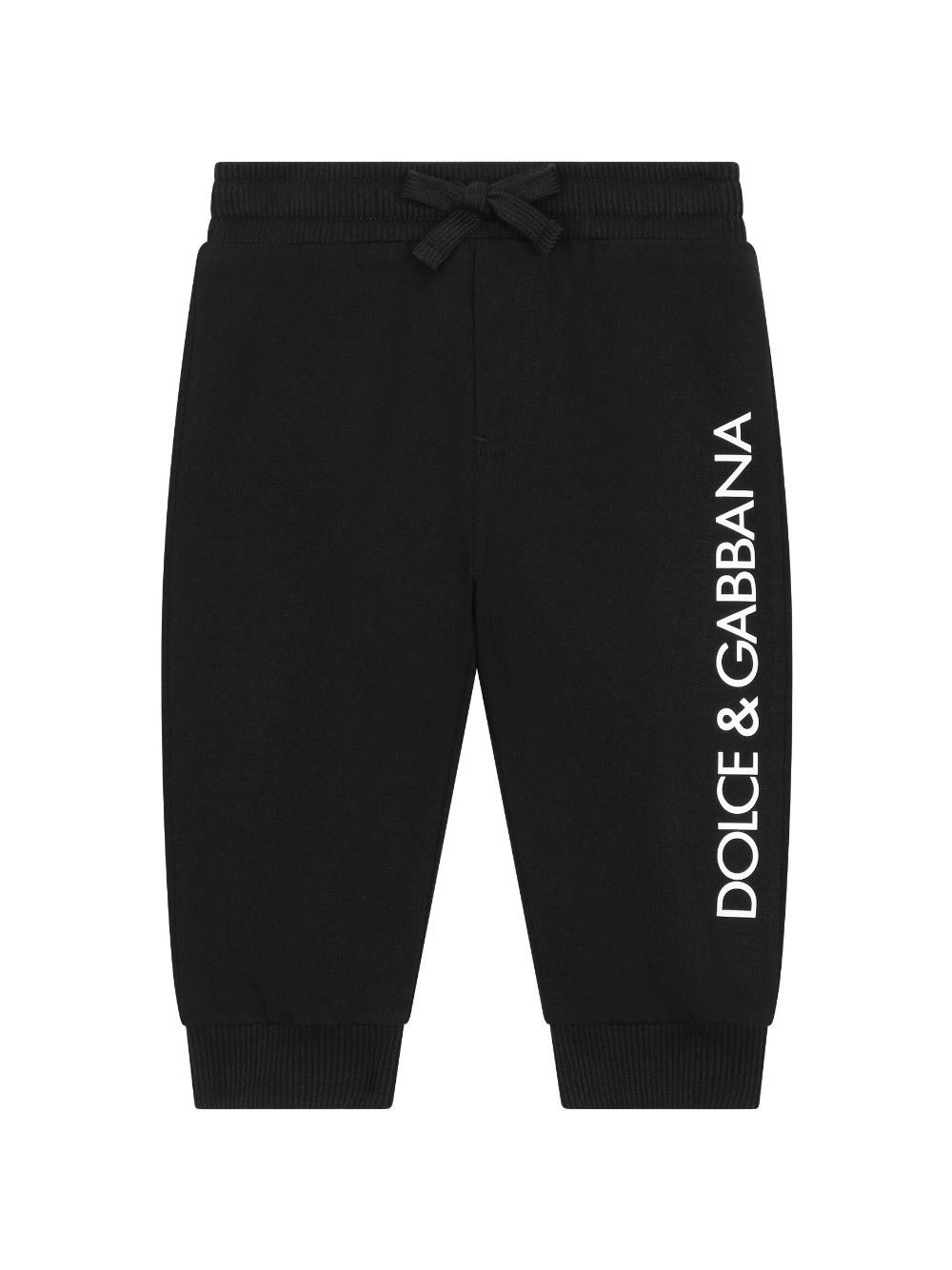 Dolce & Gabbana Kids logo-print jogging trousers - Black