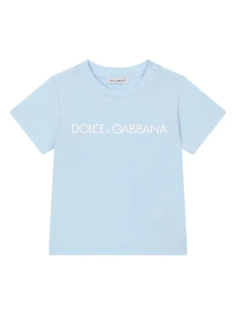 Dolce & Gabbana Kids t-shirt en jersey à logo imprimé