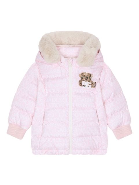 Dolce & Gabbana Kids panelled-design hooded jacket 
