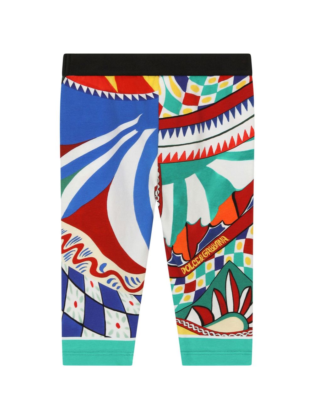 Dolce & Gabbana Kids Legging met logoband - Veelkleurig