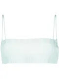 Rus Wagashi fine-knit bralette - Green