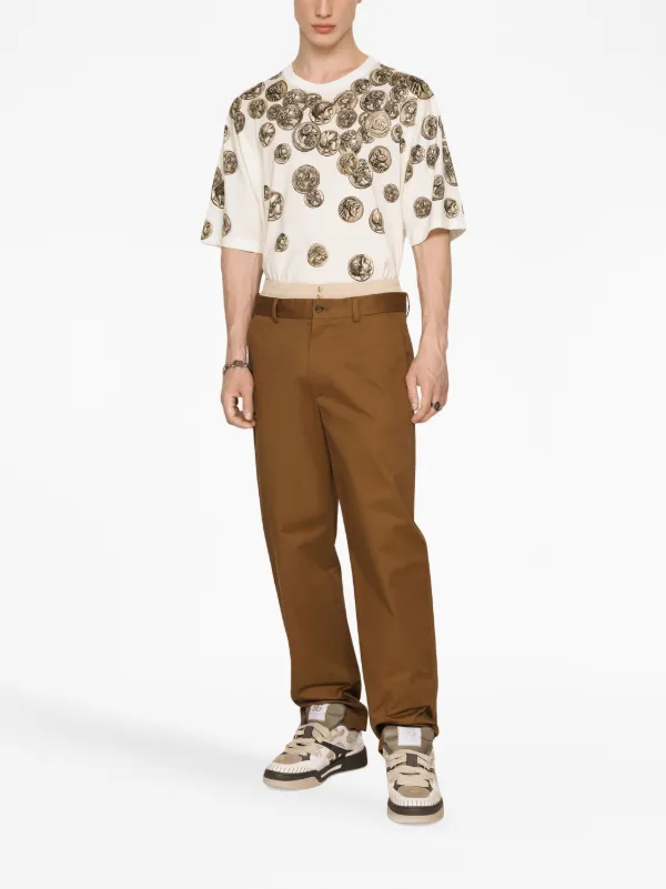 Dolce & Gabbana グラフィック Tシャツ | ニュートラル | FARFETCH JP