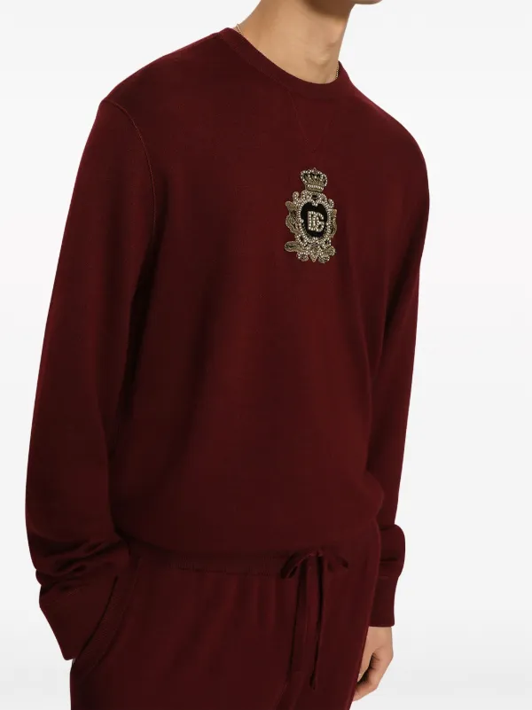 Dolce & Gabbana ブランドロゴ入り スウェットシャツ レッド Dolce & Gabbana ロゴ スウェットシャツ | レッド | FARFETCH JP